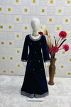 Oc 231 Heavy Viscose Velvet With Embroidery Work Top With Sharara Dupatta Wholesale In India